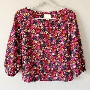 🌹MAEVE by ANTHROPOLOGY Floral Decatur Blouse🌹